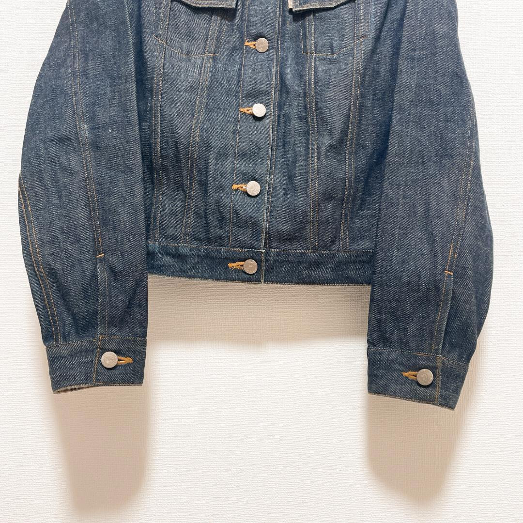 BURBERRY BLUE LABEL Denim Jacket Nova Check Size 38 USA XS/S