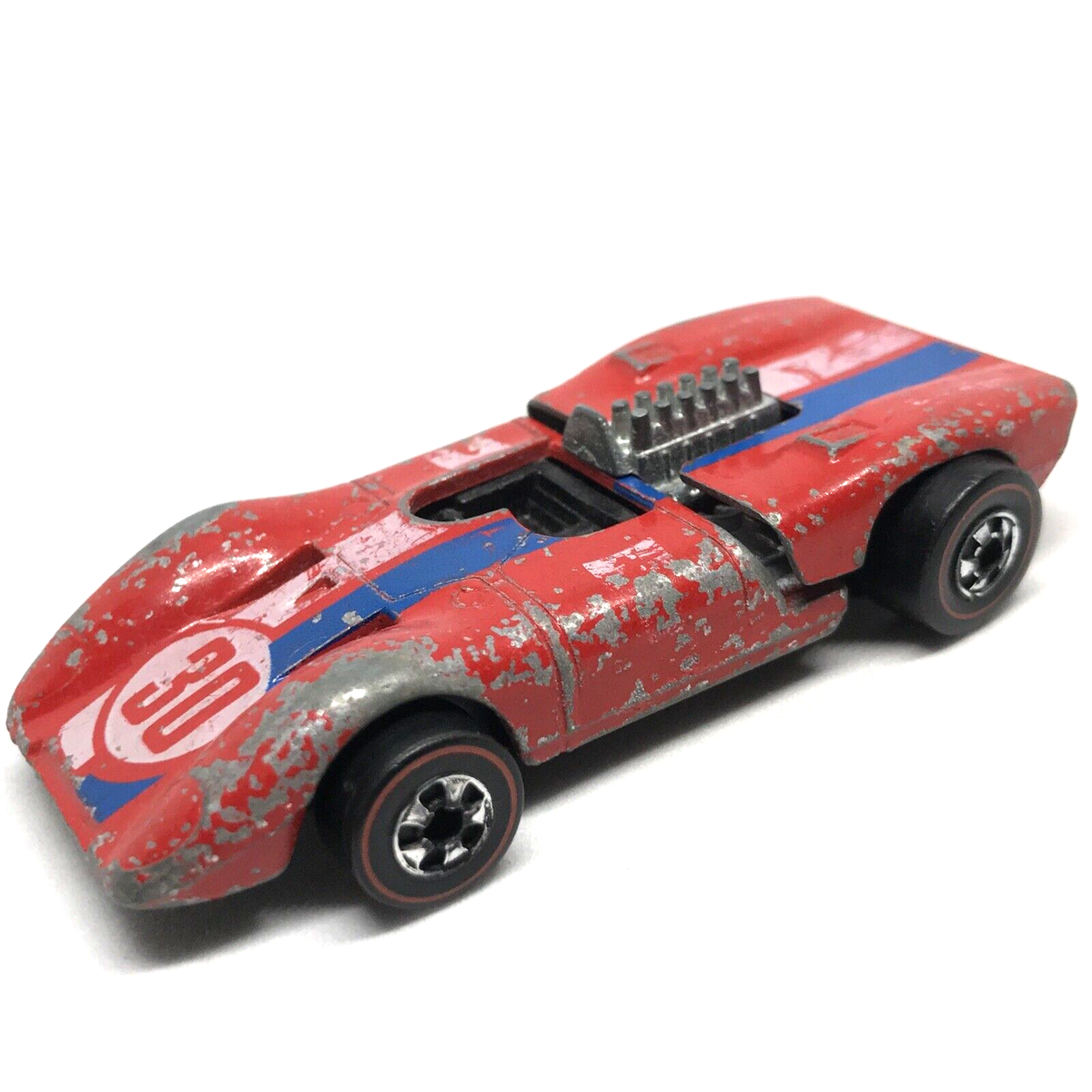 Hot Wheels Redline Ferrari 312P #30 Flying Colors 1969/76 Red