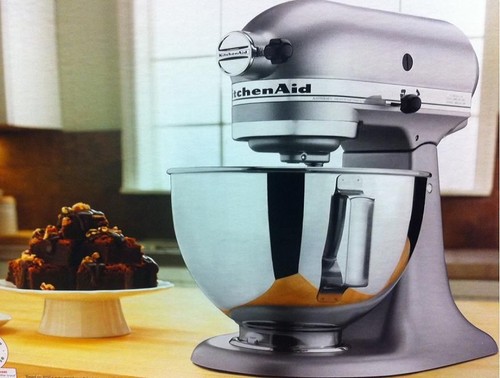 kitchenaid mixer 4.5 quart silver