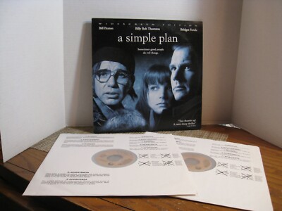 A Simple Plan Laserdisc - 2 Disc Set- Widescreen Format- Thornton, Paxton, Fonda