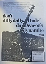 1975 Advertisement Ovation Products Deacon Guitars