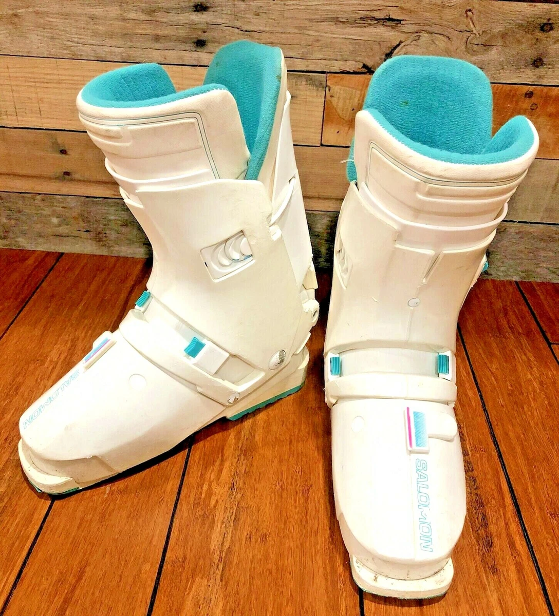 spejl hack snemand Ski Boots SALOMON SX82 HPC Rear Entry Women Size 9 Skiing Vintage White  300mm | eBay