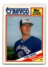 1988 Topps Revco League Leaders - #31 - Tom Henke - Toronto Blue Jays