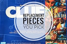 Clue FX Replacement Parts Electronic Board Game - Parker Brothers
