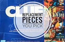 Clue FX Replacement Parts Electronic Board Game - Parker Brothers 2003 You Pick