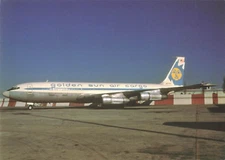 Postcard Airline GOLDEN SUN AIR CARGO Boeing 707-321C N5773T Unposted CC9.