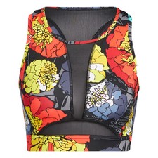 Adidas Women's Run Medium-Support International Women's Day Allover Print Bra