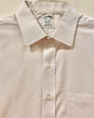 Brooks Brothers Classic Men's 16 1/2-33 Long-Sleeve Non-Iron Dress