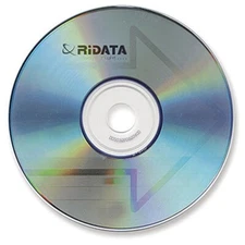 Ridata Brand Blank 52X Logo CD-R CDR Sample Disc Media in Paper Sleeves