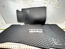 Genuine Mercedes 94-00 W202 C43 C36 C280 C230K front Back CLEAN Rubber 4 MATS
