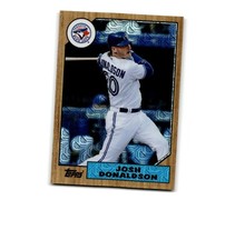 Josh Donaldson 2017 Topps Baseball #87-JD '87 Silver Pack Chrome