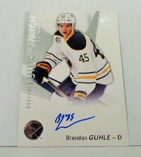 2016-17 SP Authentic #188 Brendan Guhle Rookie Card/Autograph /999