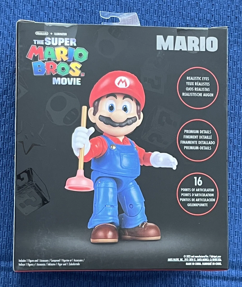 Nintendo The Super Mario Bros. Movie Mario Figure With Plunger Accessory :  Target