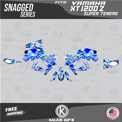 Graphics Kit for  Yamaha XT 1200Z Super Tenere (All Years)  Snagged - BLUE