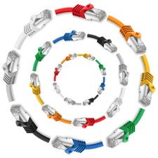 CAT 7 Patchkabel Netzwerkkabel S/FTP LAN DSL Ethernet Netzwerk Kabel 0,25m - 50m