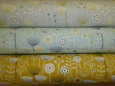 FRYETTS BERGEN Skandi Design Cotton Fabric Curtains Cushions Blinds 3 COLOURS