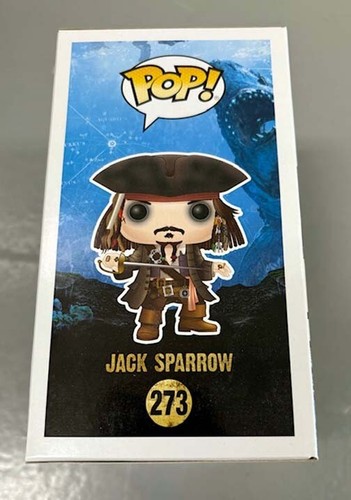 Funko Pop 273 Gold Jack Sparrow Pirates Of The Caribbean Hot Topic Exclusive - Picture 4 of 6