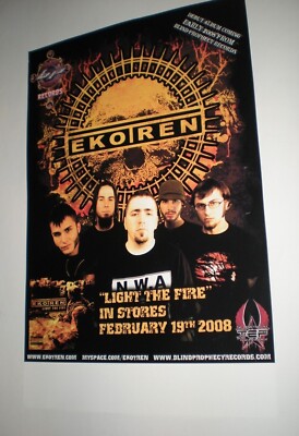 Poster - EKOTREN light the fire  / the band e