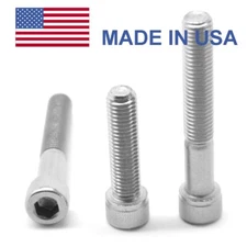3/8-16 x 3/4 Coarse Socket Head Cap Screw - USA Alloy Steel Zinc Plated