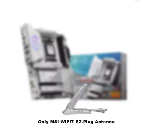 MSI WIFI6E WIFI7 EZ-Plug Antenna 2.4G 5G 6G For B850I EDGE TI WIFI Motherboard - Picture 3 of 7