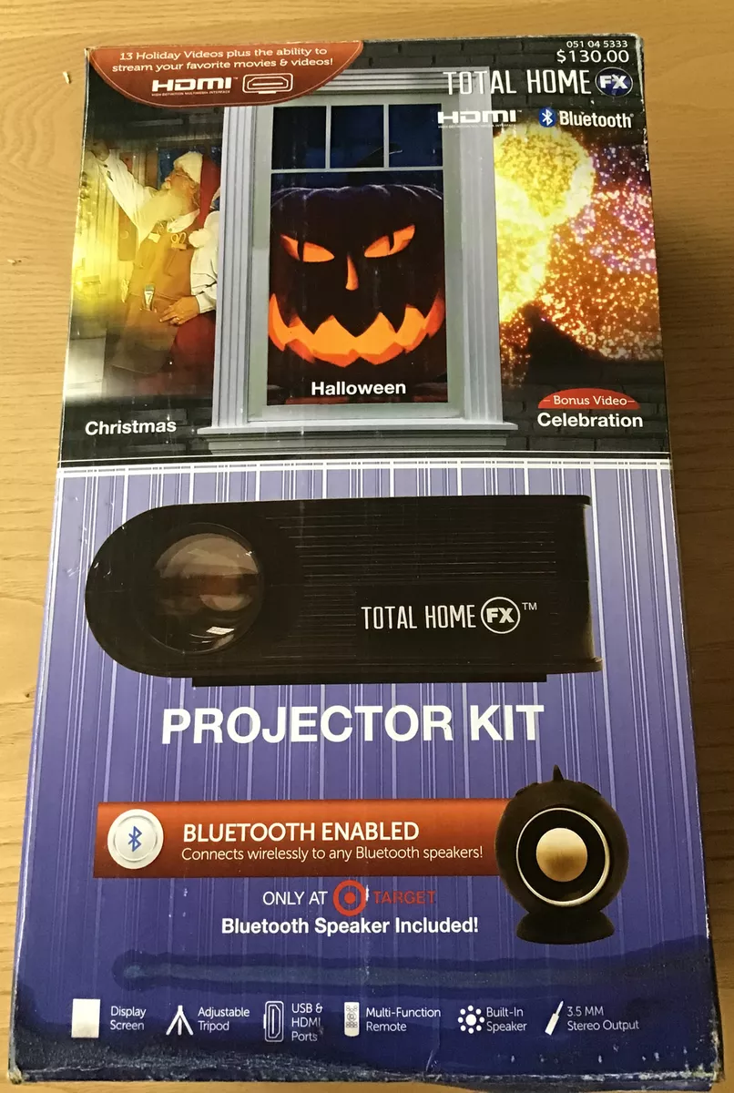 Total Home FX Projector Kit Animated Display Christmas Halloween