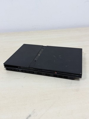 Defekte Sony PlayStation 2 Slim PS2 Schwarz Konsole SCPH-77003 - liest keine Disks 