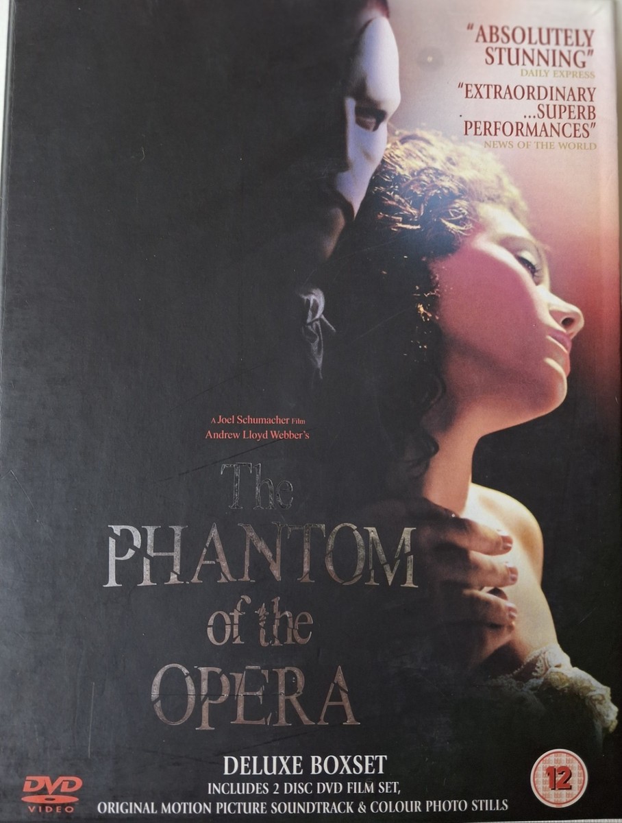 The Phantom Of The Opera Deluxe Box Set 2XDVD 2CD 2004