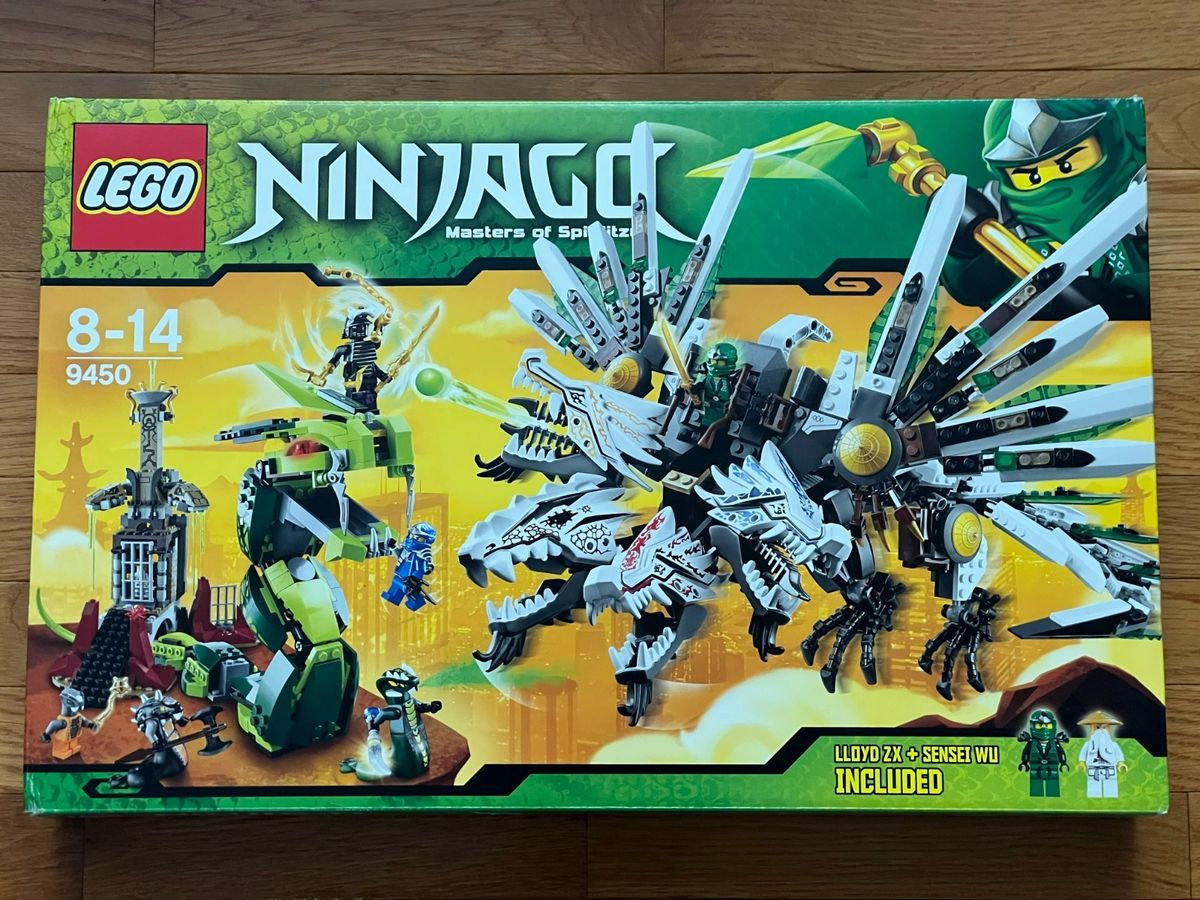 マックス ヴィレヴァン セット LEGO 9450 NINJAGO EPIC DRAGON BATTLE Hard to Find Retired Building