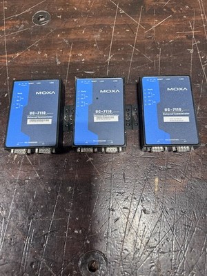 Lot of 3 MOXA UC-7110 Universal Communicators