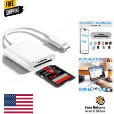 USB C SD Card Reader for iPhone 17/16/15/iPad/MacBook/Mac, USB-C Type C SD