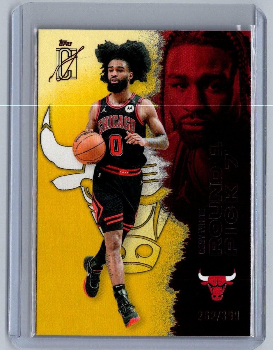 2025-26 Topps Signature Class Coby White #10 YELLOW /399