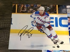 New York Rangers Ryan McDonagh Signed NHL Hockey Photo 8x10