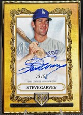 Steve Garvey 2025 Topps Gilded Collection Gallery Of Gold  Auto/50 Dodgers