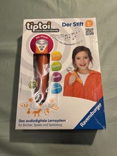 Ravensburger Tip Toi Stift der 2ten Generation mit Kabel und Halter.
