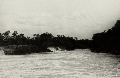 Asien, Thailand, Khone Falls, Melkong River, Wasserfall, Originalabzug, 1950
