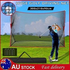 3M 10Ft Golf Practice Net Hitting Training Aid Driving Chipping Cage + Carry Bag