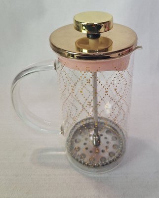 Pinky Up Riley Mini Souk Glass French Press Coffee Tea Maker