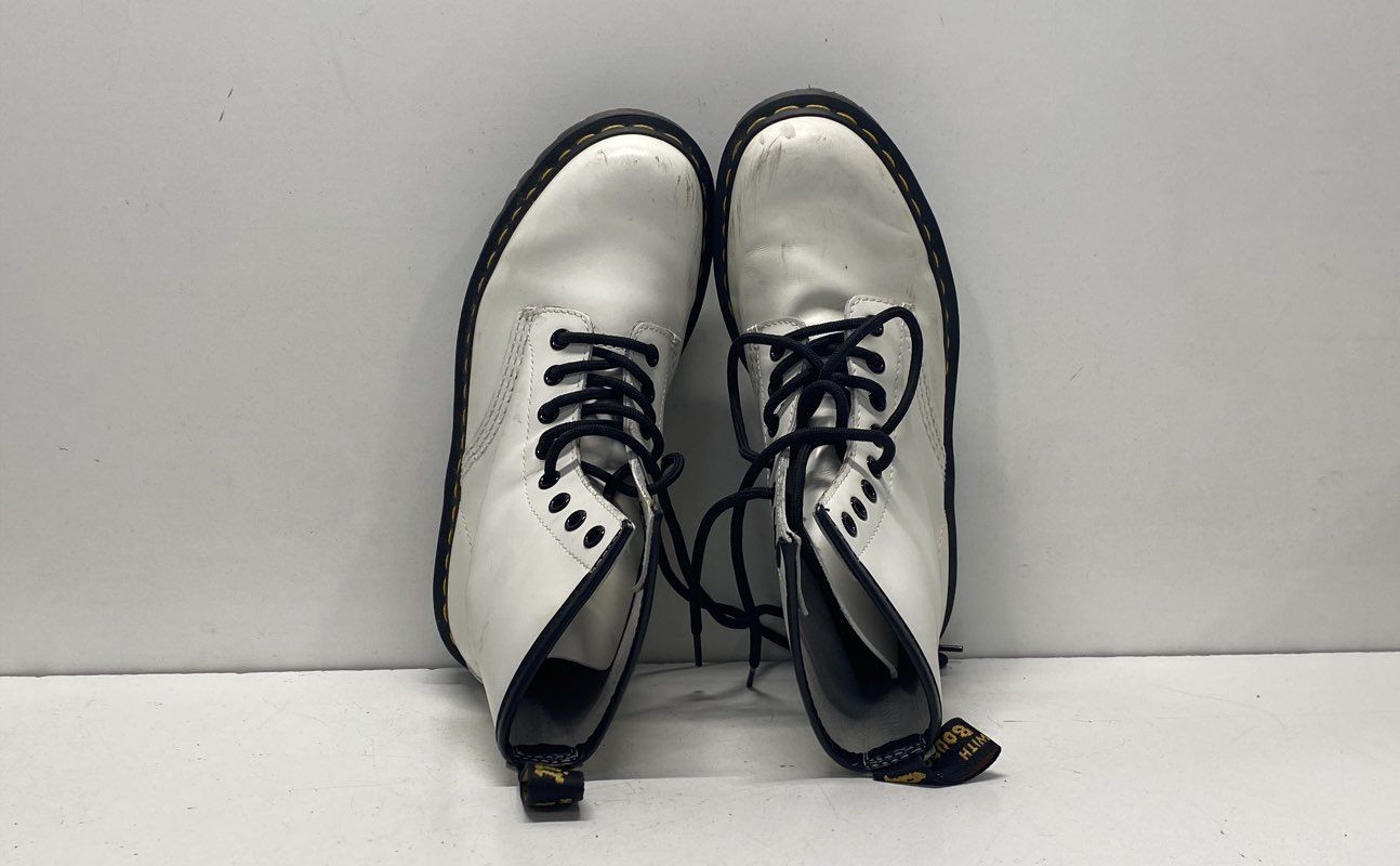 Dr. Martens White Solid Combat Boot Men 6 - image 5