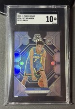 2022-23 Panini Mosaic Silver Prizm #236 Chet Holmgren Thunder RC Rookie SGC 10
