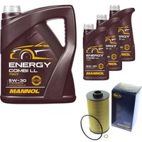 SCT Inspektionspaket 8L Mannol Energy 5W-30 FüR BMW 8Er E31 850Ici 840I 840