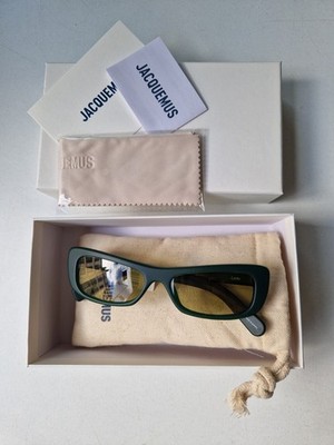 Lunette de soleil Jacquemus Capri verte   + Etui / SUN GLASSES Jacquemus Neu