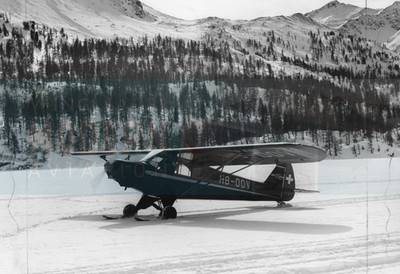 Piper PA-18 Super Cub  - Swiss - Original Photo