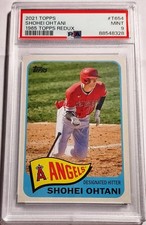 Shohei Ohtani 2021 Topps 1965 Topps Redux #T65-4 PSA 9 MINT Angels Dodgers T654