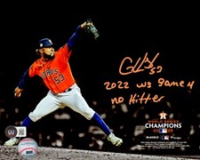 Cristian Javier Signed 8x10 Photo Astros 