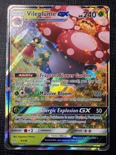 Vileplume GX 4/236 Cosmic Eclipse Ultra Rare Pokemon Card
