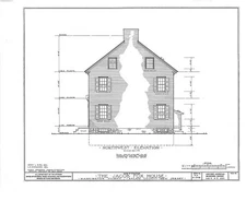 Jacob Fox House,Mannington Mills,Salem County,NJ,New Jersey,HABS,Home,Survey,9