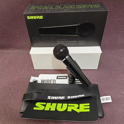 Shure SM58 Special Black Edition Cardioid Dynamic Vocal DJ Band Wired Microphone