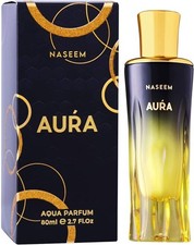Aura by Naseem: 80ml Non-Alcoholic Floral Citrus Woody Unisex Perfume Dubai