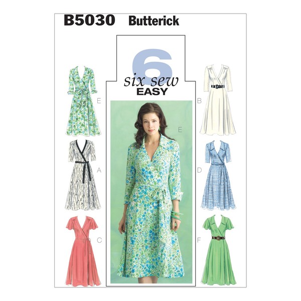 Schnittmuster Kleid Butterick B5030 Bb 8-14 (Gr. 34-40) Deutsche Anleitung-image