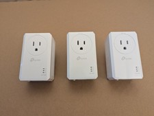 3-pack TP-Link AV1000 TL-PA7017P Gigabit Passthrough Powerline Adapters